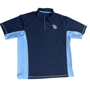 Tampa Bay Blue Rays Polo Shirt Men's Size XL Baseball